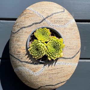 SGV105 - Oval Pod - Blue John - 22x26cms
