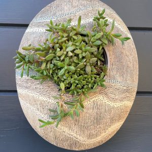 SGV130 - Oval pod - Blue Grey Pebble - 22x26cm