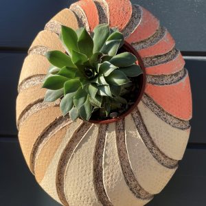 SGV132 - Oval pod - 22x26cms -Zen - Soft Sands