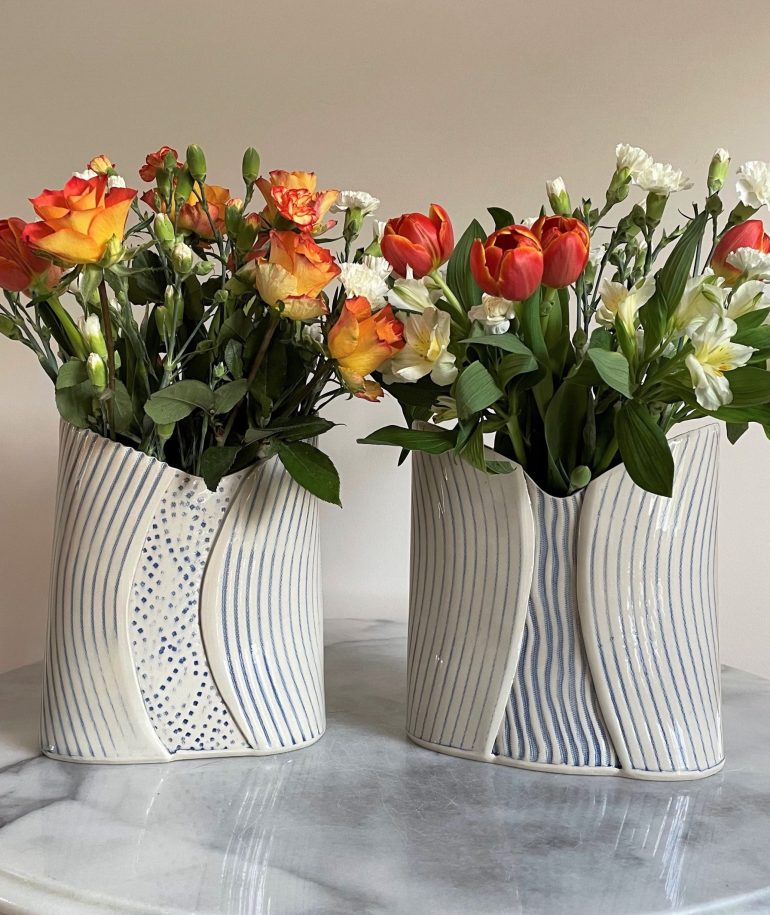 HC10 - group of Brancaster vases